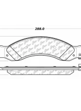 Posi-Quiet Extended Wear Brake Pads with Shims and Hardware 106.10640                                     - 106.10640 - Image 3