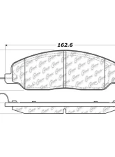 Posi-Quiet Extended Wear Brake Pads with Shims and Hardware 106.10810                                     - 106.10810 - Image 2
