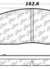 Posi-Quiet Extended Wear Brake Pads with Shims and Hardware 106.10810                                     - 106.10810 - Image 3