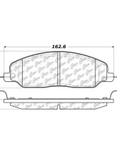 Posi-Quiet Extended Wear Brake Pads with Shims and Hardware 106.10810                                     - 106.10810 - Image 3
