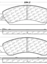 Posi-Quiet Extended Wear Brake Pads with Shims and Hardware 106.10920                                     - 106.10920 - Image 3