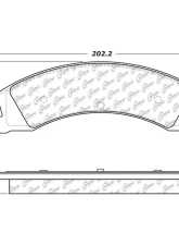 Posi-Quiet Extended Wear Brake Pads with Shims and Hardware 106.13300                                     - 106.13300 - Image 2