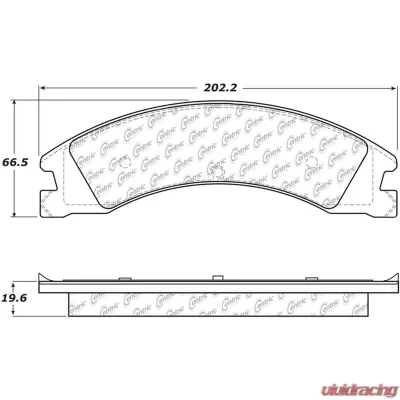 Posi-Quiet Extended Wear Brake Pads with Shims and Hardware 106.13300 - 106.13300