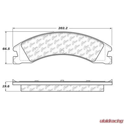 Posi-Quiet Extended Wear Brake Pads with Shims and Hardware 106.13300 - 106.13300