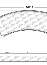 Posi-Quiet Extended Wear Brake Pads with Shims and Hardware 106.13301                                     - 106.13301 - Image 2