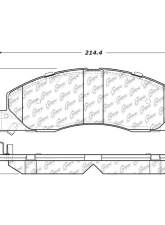 Posi-Quiet Extended Wear Brake Pads with Shims and Hardware 106.13990                                     - 106.13990 - Image 2