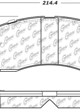 Posi-Quiet Extended Wear Brake Pads with Shims and Hardware 106.13990                                     - 106.13990 - Image 3