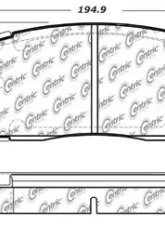 Posi-Quiet Extended Wear Brake Pads with Shims and Hardware 106.14000                                     - 106.14000 - Image 3