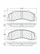 Posi-Quiet Extended Wear Brake Pads with Shims and Hardware 106.14140                                     - 106.14140 - Image 2
