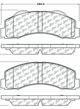 Posi-Quiet Extended Wear Brake Pads with Shims and Hardware 106.14140                                     - 106.14140 - Image 3