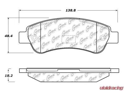 Posi-Quiet Extended Wear Brake Pads with Shims 106.14901 - 106.14901
