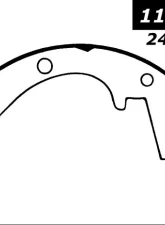 Centric C-Tek Brake Shoes 110.02430                                     - 110.02430 - Image 4