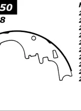 Centric C-Tek Brake Shoes 110.02450                                     - 110.02450 - Image 2