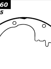 Centric C-Tek Brake Shoes 110.02460                                     - 110.02460 - Image 2