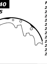 Centric C-Tek Brake Shoes 110.02640                                     - 110.02640 - Image 4
