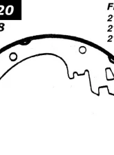 Centric C-Tek Brake Shoes 110.04620                                     - 110.04620 - Image 4