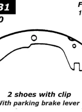 Centric C-Tek Brake Shoes 110.05031                                     - 110.05031 - Image 4