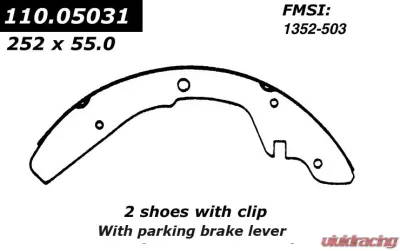 Centric C-Tek Brake Shoes 110.05031 - 110.05031