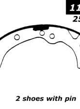 Centric C-Tek Brake Shoes 110.05050                                     - 110.05050 - Image 4