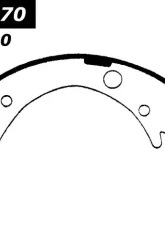 Centric C-Tek Brake Shoes 110.05170                                     - 110.05170 - Image 4