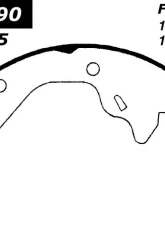 Centric C-Tek Brake Shoes 110.05190                                     - 110.05190 - Image 4