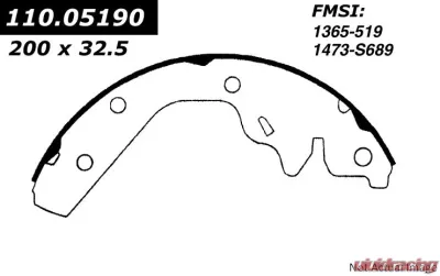 Centric C-Tek Brake Shoes 110.05190 - 110.05190