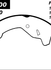Centric C-Tek Brake Shoes 110.05200                                     - 110.05200 - Image 2