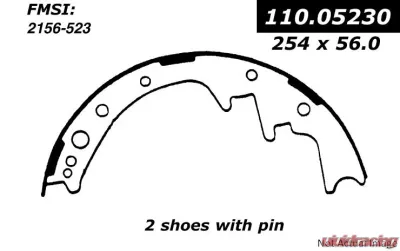 Centric C-Tek Brake Shoes 110.05230 - 110.05230