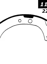 Centric C-Tek Brake Shoes 110.05280                                     - 110.05280 - Image 4