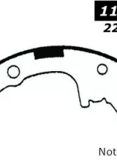 Centric C-Tek Brake Shoes 110.05380                                     - 110.05380 - Image 2