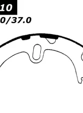 Centric C-Tek Brake Shoes 110.05510                                     - 110.05510 - Image 2