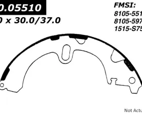 Centric C-Tek Brake Shoes 110.05510