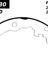 Centric C-Tek Brake Shoes 110.05530                                     - 110.05530 - Image 4