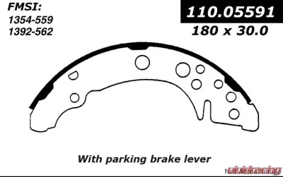 Centric C-Tek Brake Shoes 110.05591 - 110.05591