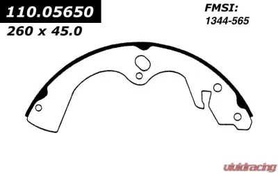 Centric C-Tek Brake Shoes 110.05650 - 110.05650