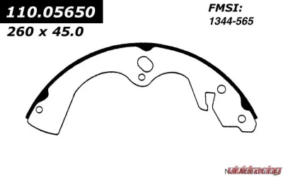 Centric C-Tek Brake Shoes 110.05650 - 110.05650