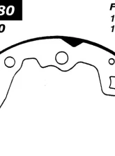 Centric C-Tek Brake Shoes 110.06080                                     - 110.06080 - Image 4