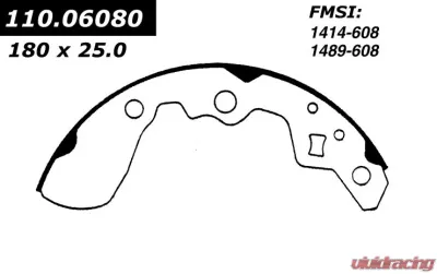 Centric C-Tek Brake Shoes 110.06080 - 110.06080
