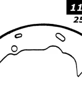 Centric C-Tek Brake Shoes 110.06180                                     - 110.06180 - Image 4