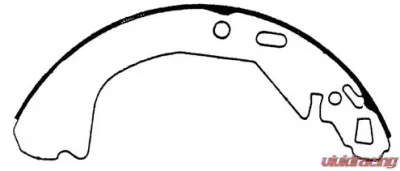 Centric C-Tek Brake Shoes 110.06360 - 110.06360