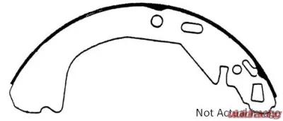 Centric C-Tek Brake Shoes 110.06360 - 110.06360