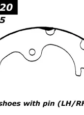 Centric C-Tek Brake Shoes 110.06420                                     - 110.06420 - Image 4