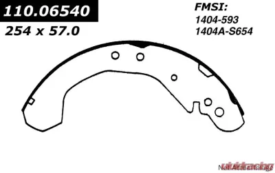 Centric C-Tek Brake Shoes 110.06540 - 110.06540