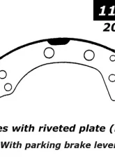 Centric C-Tek Brake Shoes 110.06621                                     - 110.06621 - Image 4