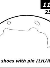 Centric C-Tek Brake Shoes 110.06650                                     - 110.06650 - Image 4