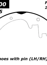 Centric C-Tek Brake Shoes 110.06700                                     - 110.06700 - Image 4