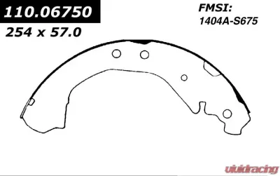 Centric C-Tek Brake Shoes 110.06750 - 110.06750