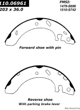 Centric C-Tek Brake Shoes 110.06961                                     - 110.06961 - Image 2