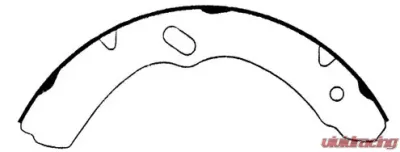 Centric C-Tek Brake Shoes 110.06990 - 110.06990