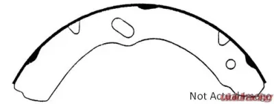 Centric C-Tek Brake Shoes 110.06990 - 110.06990